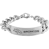Team Titanium Denver Broncos Steel ID Bracelet