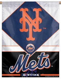 New York Mets MLB Vertical Banner Flag