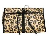 TRENDY CHEETAH ANIMAL PRINT HANGING TRAVEL BAG CASE