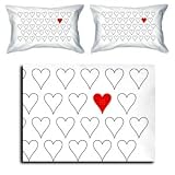 BoldLoft One & Only Couple Pillowcases-Christmas Gift Ideas for Couples, Romantic Christmas Gifts, Cute Valentines Day Gifts, Romantic Anniversary Gifts