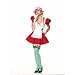 Country Girl Peasant Costume Dress With Hat and Stockings (Women's Adult Large 8 - 10)