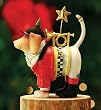 Patience Brewster Krinkles Bugler Beagle Dog Christmas Ornament