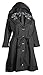 Fit Rite Women's Nylon Hooded Waterproof Long Lightweight Waterproof Raincoat Full Length Rain Jacket - Zip in Rain Bonnet