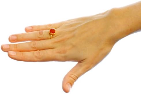 Carnelian Gemstone Ring