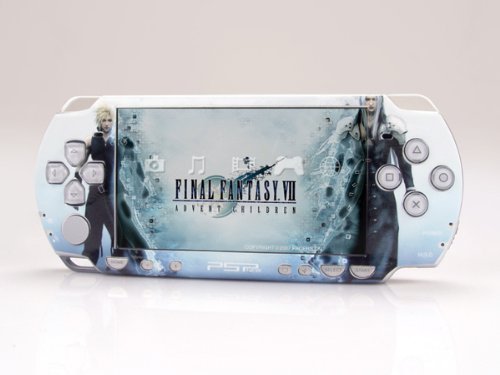 FINAL FANTASY VII SP (Slim) Dual Colored Skin Sticker, PSP 2000