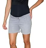Three Seasons Maternity Women's Denim 5 Inch Cuffed Short