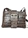 Croc effect Cross-Body Ladies Handbag - Brown