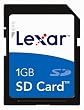Lexar Media 1 GB Secure Digital Memory Card (SD1GB-231) (Retail Package)