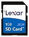  : Lexar Media 1 GB Secure Digital Memory Card (SD1GB-231) (Retail Package)