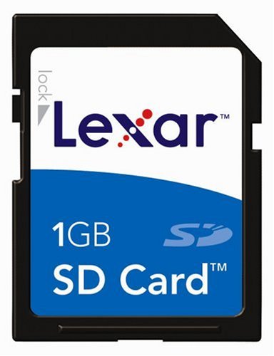 Lexar Media 1 GB Secure Digital Memory Card (SD1GB-231) (Retail Package)