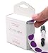 0.75 inch Purple Colored Dot Stickers for Labeling | Permanent Adhesive - 1,000/Dispenser Box