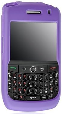 Premium Blackberry Curve 8900 Javelin Rubberized Crystal Case - Purple