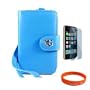 ITouch Accessory Kit for Apple iPod touch 8GB 32GB 64G 3rd 3G Generation NEWEST MODEL , Includes: Blue VG Brand Permium Durable Leather Flip Wallet Carrying Case + Ipod Touch 3rd Generation Screen Protector + Orange Vangoddy ?, VG Wrist Band!!!