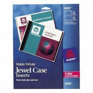 Avery 211752 CD/DVD Labels and Jewel Case Inserts for Color Lasers (15-Pack)