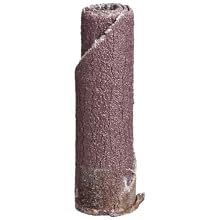 3M Cartridge Roll 341D, Straight, 1/4" Diameter x 1" Length, P180 Grit (Pack of 100)