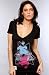 Cardboard Robot The Eons V-Neck Tee,T-shirts for Women