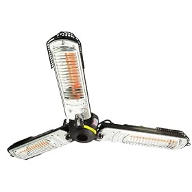 PREM-I-AIR 2000W HALOGEN PARASOL PATIO HEATER
