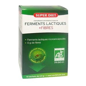 SuperDiet Probiotiques 10 milliards Bio 10 sachets