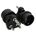InLine Power Adapter - Netzteil - South Africa plug type M to type F socket, 16701R