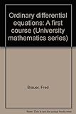Ordinary differential equations : a first course