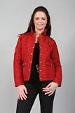 99Z Womens Quilted Elbow Patch Riding Coat Trench Ladies Jacket Size 8-14 Uk - Winter - Trench - Buttoned - Elbow patches