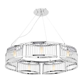Access Lighting 23979-CH/CCL 7 Light Gemini Crystal Chandelier