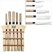 Iron Chef Japanese Knife Set  (5- Knives With Tulip Block)