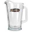 Anaheim Mighty Ducks 60oz Glass Pitcher - Primary Logo NHL Hockey