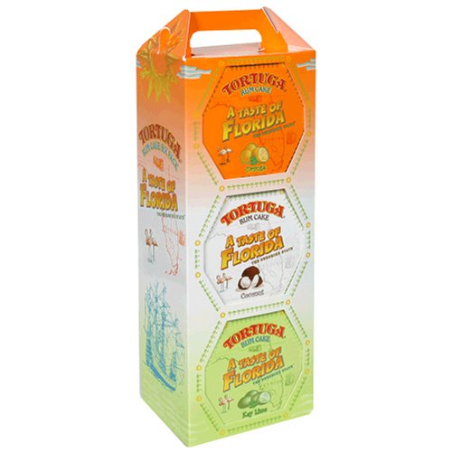 Tortuga 'A Taste of Florida' Six-Pack Mix, 4-Ounce Rum Cake by Tortuga