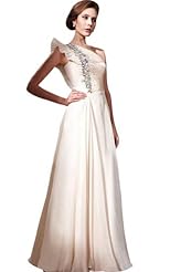 Modest Beaded Lace Applique Crystal Crystals 2014 Chiffon/Taffeta/Tulle Evening Dress/Prom Dress 