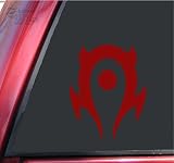 World of Warcraft Horde Vinyl Decal Sticker - Dark Red