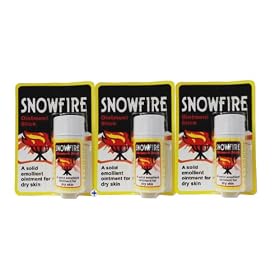 3 x Snowfire Ointment Stick - Solid emollient ointment for dry skin - More Op...