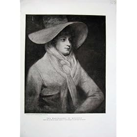 Antique Portrait Marchioness Hertford Earl Carlisle