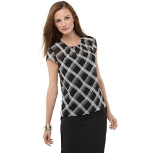Buy AK Anne Klein Top, Cap Sleeve Printed by Anne Klein New York