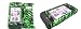 Green with Black Zebra Strip Snap on Hard Skin Faceplate Cover Case for Lg Envy Touch...