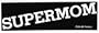 SUPERMOM (BLACK) decal bumper sticker