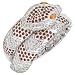 AZ Collection Streamlined Snake Swarovski Crystal Cuff Bracelet
