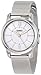 Timex Women's T2N679 Elevated Classics Dress Uptown Chic White Dial Mesh Bracelet Watch