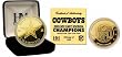 Dallas Cowboys '09 NFC East Division Champions 24KT Gold Coin