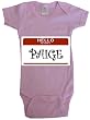 HELLO MY NAME IS PAIGE - Name-series - White Or Pink Onesie / Baby T-shirt