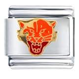 Jaguar Cat Animal Italian Charms Bracelet Link