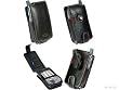 PREMIUM EXECUTIVE LEATHER CASE POUCH With COVER and SWIVEL BELT CLIP for PALM TREO 600, 650, 700, 700P, 700W, 700WX - RETAIL PACKAGING
