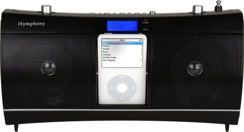 Childrens Toyshop  Electronics : iSymphony CR1 Clock Radio Music System with Built-in Universal Dock for iPod
