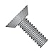 8-32 x 1/2" Machine Screws/Phillips/Flat Undercut Head/Steel/Black Zinc (Carton: 10,000 pcs)