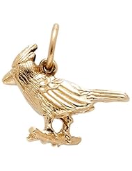 Rembrandt Charms Cardinal Charm, 10K Yellow Gold