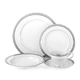 Mikasa Platinum Crown #L3428 Twelve 5 Pc Settings With Soup
