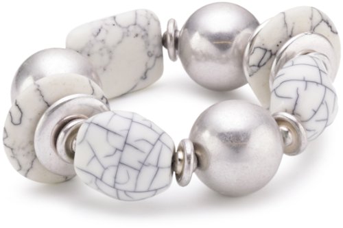 schmuck-art Damen Armband Alexia beige/black22972 Preisvergleich