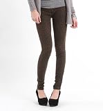 Bullhead Black Leopard Denim Legging