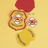 Dozen Kids Junior Firefighter Badge Craft Kit