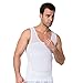 Hanerdun- Mens Slimming Body Shaper Shirt With Zipper Abs Abdomen Slim,Black,XX-Large